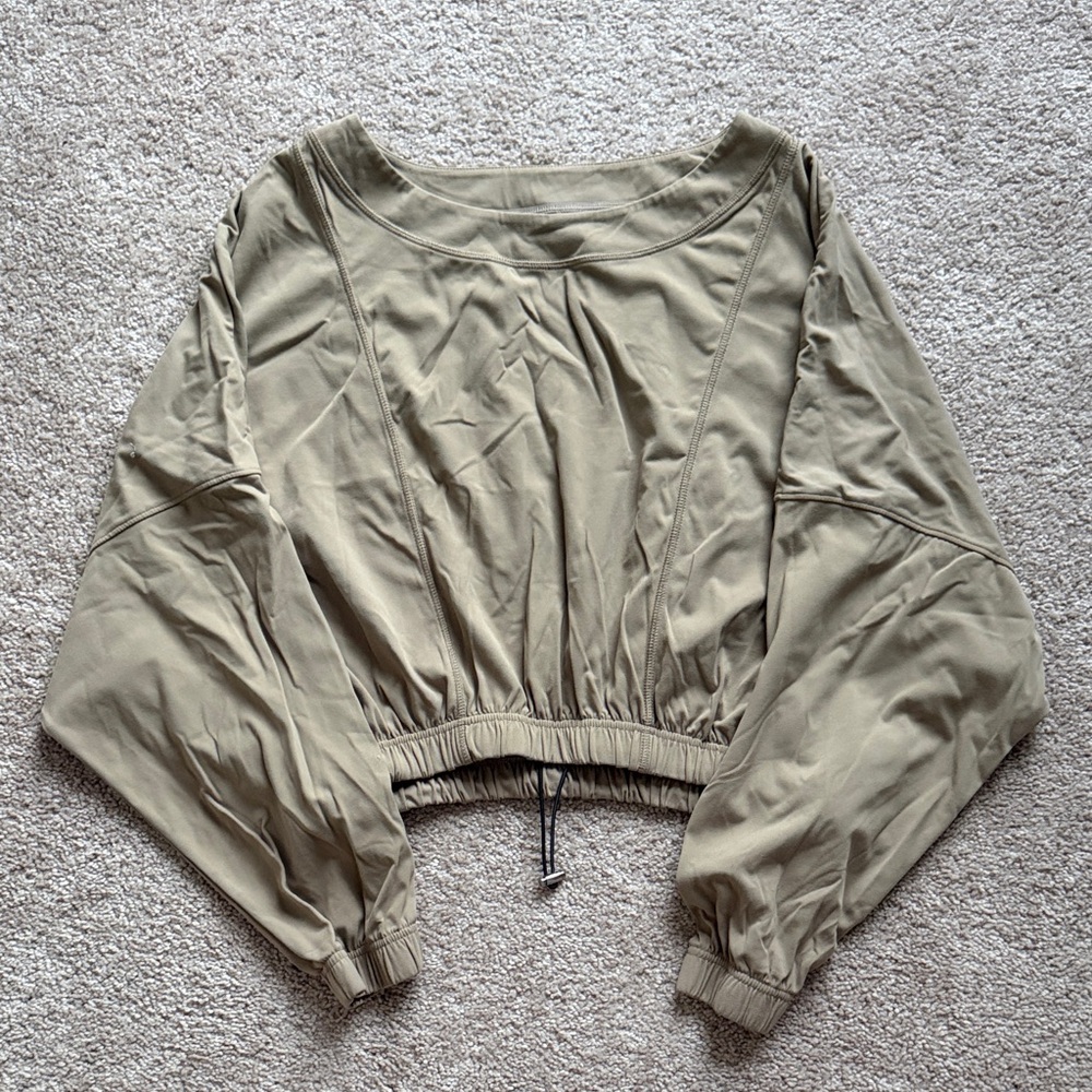 Balance Athletica Long Sleeve Tan Top